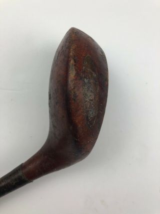 Wright & Ditson St.  Andrews Hickory Wood Shaft Antique Golf Club 1 Wood Driver 2