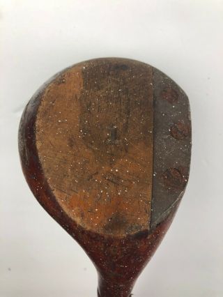 Wright & Ditson St.  Andrews Hickory Wood Shaft Antique Golf Club 1 Wood Driver 3