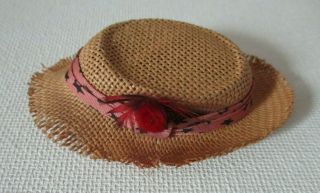 Vintage Barbie: Ken 785 Dreamboat Straw Hat With Feather