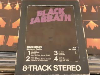 Black Sabbath Master Of Reality Rare 8 Track Tape Sleeve Pads Splice