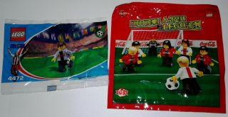 2002 Lego Coca X Fifa Secret Soccer Silver Player 4472 Mip Rare Cola