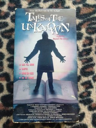 Tales Of The Unknown (vhs,  1990) Rare Horror Anthology Aip Studios
