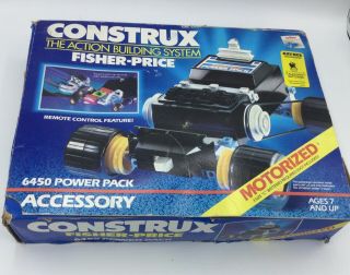 Vintage Fisher Price Construx 6450 Power Pack Accessory Set - Nearly Complete 2