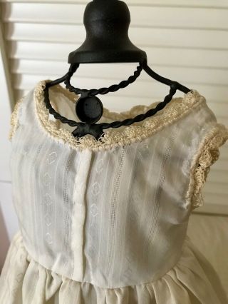 Vintage Antique French Doll Underdress Underwear for Jumeau,  Bru or German Doll 2