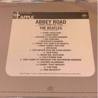 The Beatles ”Abbey Road” reel to reel tape Vintage Rare 2