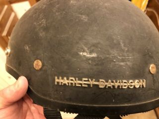 Vintage Harley Davidson Classic Half Helmet Made In Italy Size L