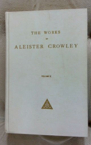 The Of Aleister Crowley Volume Ii Extremely Rare