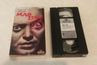 Mad Love (vhs,  1992) Rare Oop Horror Peter Lorre Frances Drake