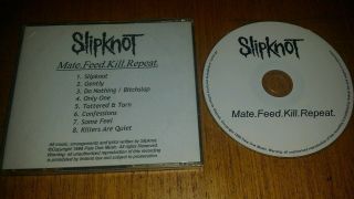 Slipknot Mate.  Feed.  Kill.  Repeat.  Cd Rare Mfkr Korn Deftones