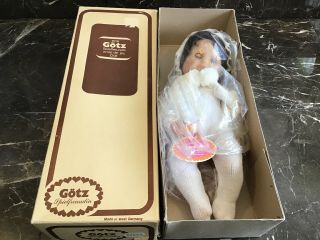 Eine Gotz Vintage Doll With Box.  17” Tall
