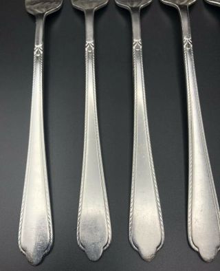 Holmes And Edwards Inlaid Silverplate GUEST OF HONOR 1935 IS 6 Grille Forks 3