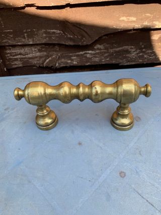 Large Vintage Solid Brass Door Pull Handle