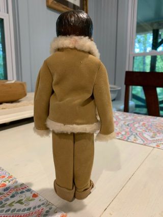 VINTAGE VOGUE 10 INCH JEFF MALE DOLL 1950 ' S W/ Suede Feel Suit 3