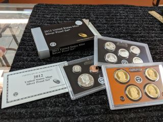 RARE 2012 US SILVER PROOF SET COMPLETE - 475 2