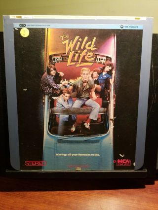 The Wild Life (1984) Rare Ced Selectavision Videodisc Mca Home Video Disc Stereo