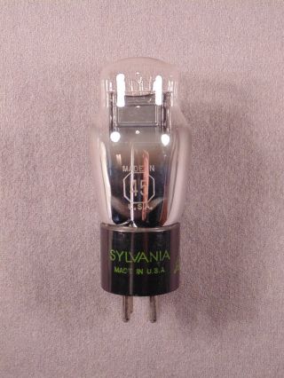 1 45 Sylvania Hifi Antique Radio Amplifier Vacuum Tube Code E8r
