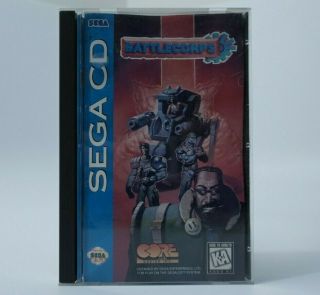Battlecorps Sega Cd Shooter Video Game 1993 Battle Corps Cib Complete Rare