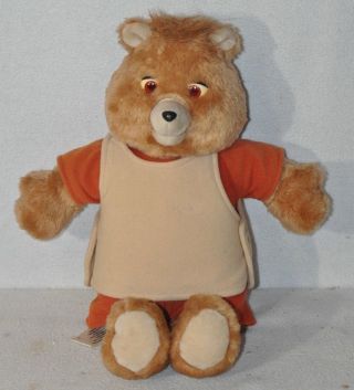 Vintage Teddy Ruxpin Toy Bear With Cassette 1018