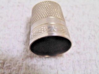 Vintage Sterling Silver Thimble Simon Brothers Size 9