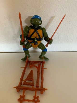 Tmnt 1988 Leonardo Leo Loose Figure Rare Teenage Mutant Ninja Turtles
