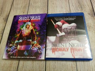 Silent Night Deadly Night (blu - Ray,  2017) W/ Oop Rare Slipcover.  Scream Factory