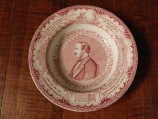 Rare Mourning Commemorative Royality Plate Prince Albert 1861 Queen Victoria
