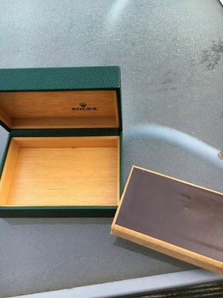 A Rare Rolex Leather Box For Rolex Datejust Sub GMT 68.  00.  71 Green 2