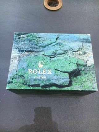 A Rare Rolex Leather Box For Rolex Datejust Sub GMT 68.  00.  71 Green 3