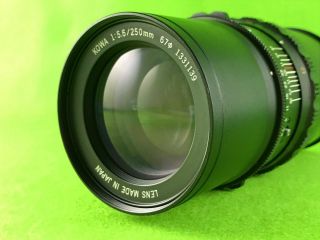 Rare [Exc,  5] KOWA 250mm F5.  6 MF Lens for Kowa 6 six 66 from Japan 2