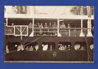 Ocean Liner Passengers in Australia - Vintage 1920s/30s Photo - RPPC - RARE 3