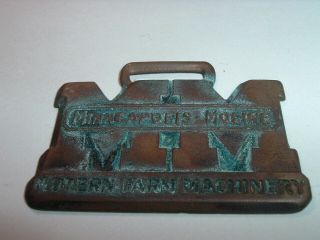 Vintage Or Antique Minneapolis Moline Watch Fob