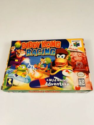 Diddy Kong Racing N64 (nintendo,  1997),  Rare,  Complete - Cib