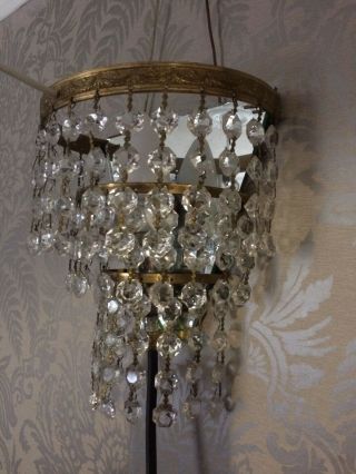 Antique Chandelier Crystal/glass Wall Light