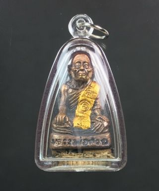 Thai Buddha Amulet Lp Kuay Wat Kositaram Talisman Pendant