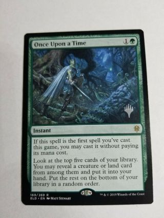 Once Upon A Time X1 - - Mtg Rare English Promo - - Check Out My Store