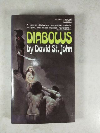 Diabolus By David St.  John Rare Oop Vintage Horror Paperback Sf9
