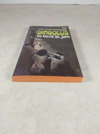 Diabolus by David St.  John Rare OOP Vintage Horror Paperback SF9 3