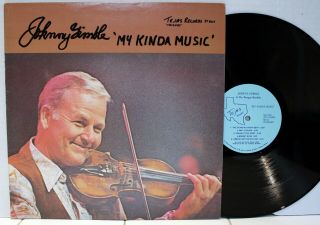 Rare Country Lp - Johnny Gimble - My Kinda Music - Autographed