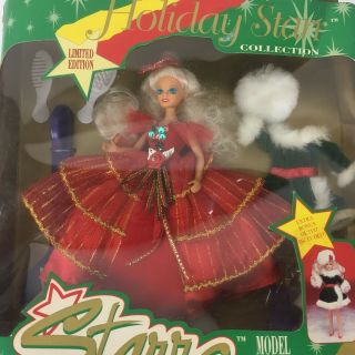 Jpi Starr Model Agency Barbie Doll Christmas Holiday Vintage Outfit Dress