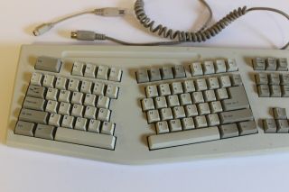 Vintage PC Accessories Ergonomic Keyboard (Alps White mechanical) rare 3