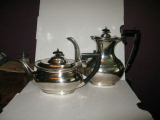 Vintage Art Deco Silver Plated E P N S Coffee & Tea Pot