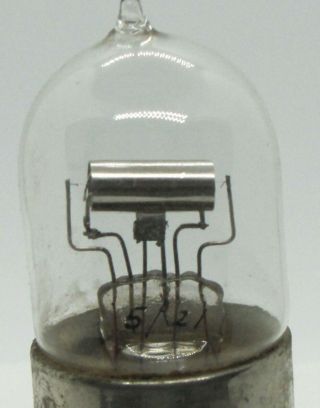 & Rare Non - 1923 De Forest Dv6 Vacuum Tube.  For Display Only