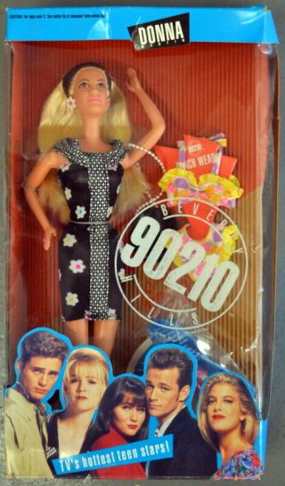 Vintage 1991 Mattel Beverly Hills 90210 Donna Martin Tori Spelling Doll