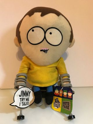 South Park Toy Doll Talking Jimmy Plush By Fun 4 All Comedy Central Col.  Rare