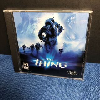 The Thing (pc,  2002) Rare Vtg Pc Game Jewel Case