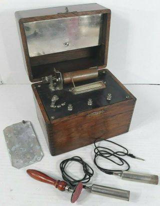Antique Rare Frank S Betz Medical Device Electric Electro Shock Therapy Iob