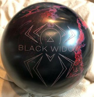 Hammer Black Widow 14lb Bowling Ball 4 - Pin In Great Shape Drilled Rare