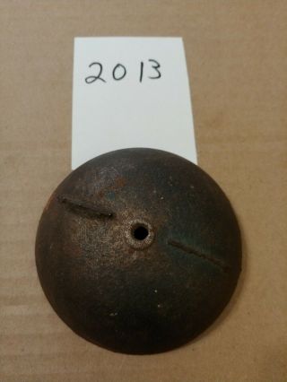 Antique Cast Iron Strike Bell From Woodwork Clock