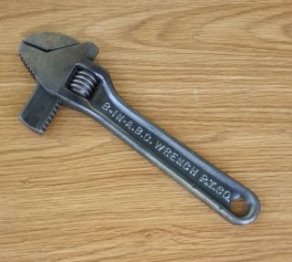 Vintage Rare Unusual 8 - In - A - B - C Wrench Adjustable Pat.  May 6 - 13 P.  T.  Co.