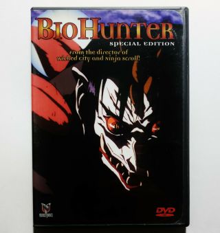 Biohunter (dvd,  2001) Rare & Oop Anime W/ Insert